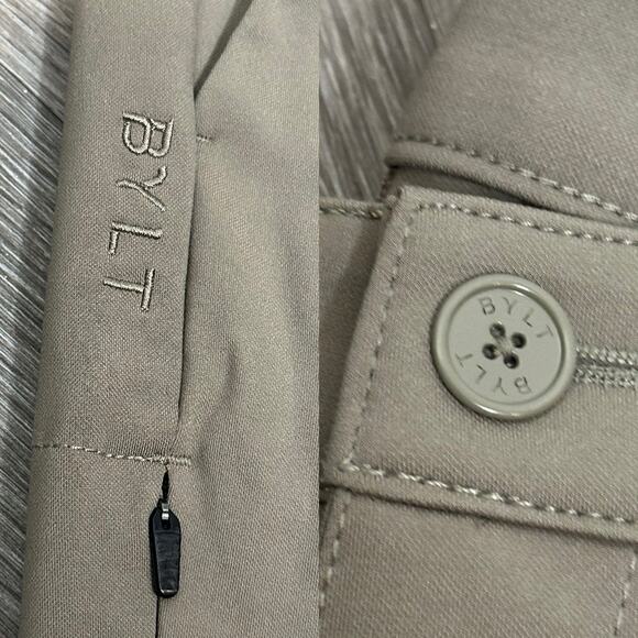 BYLT Everyday Pant 2.0 Taupe Tan Size 31 Stretch Athletic Premium Basics - Picture 5 of 15